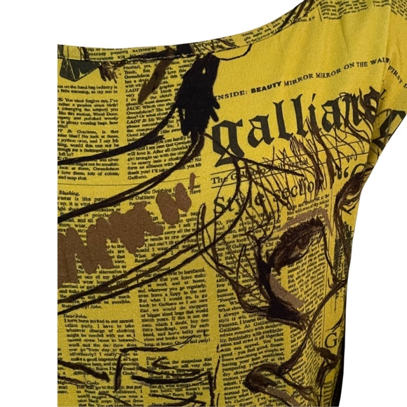 Rare Galliano Long T-shirt Size Large - Picture 4 of 9